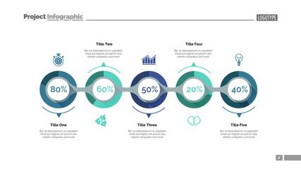 Poster - Marketing strategy slide template. Business data. Graph, diagram, design. Creative concept for infographic, report. Can be used for topics like evaluation of data, scheme, strategy 