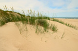 Fototapeta  - Moving sand dunes in Slowinski National Park, Poland