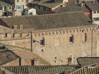 Canvas Print - Siena, city centre