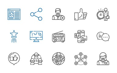 social icons set