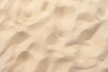 Fine Beach Sand In The Summer Sun