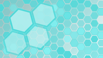 Geometric graphic illustration, hexagons shape texture