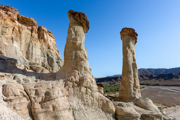 Wall Mural - Wahweap Hoodoos in Grand Staircase-Escalante National Monument, Utah, USA