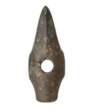 Ancient Stone Ax On A White Background, Isolated