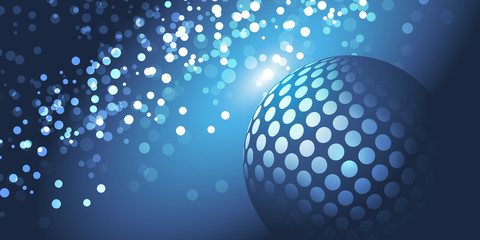 Poster - Abstract Globe Design Vector 