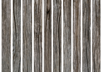 Wall Mural - Close up of old aged weathered cracked wood surface pattern and texture background.