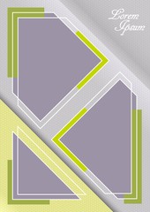Wall Mural - Template for photo collage or infographic in modern style. Frames for clipping masks are in the vector file. Template for a photo album	