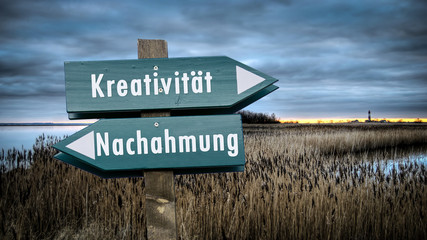 Poster - Schild 382 - Kreativität