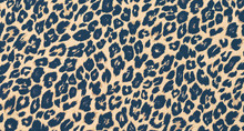 Leopard Print Background. Seamless Pattern. Vintage Style.