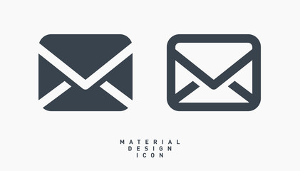 Email message material design line vector icon