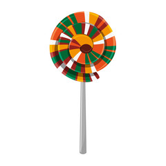 Poster - lollipop round candy