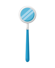 Sticker - dentist mirror tool icon