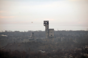 Destroyed factory, Разрушенный завод