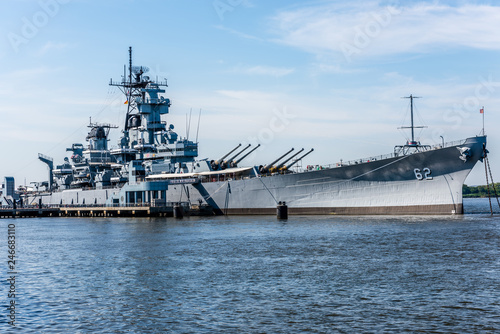 Fotografía The USS New Jersey Battleship in Camden, New Jersey