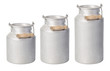 © AlenKadr - aluminium milk can on white