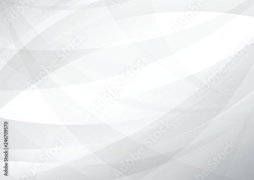 Abstract technology white and gray color modern background design, White geom...