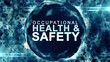 Occupational health and safety safe work place WHS HSE OSH title illustration