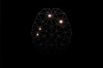 Wall Mural - abstract big data ai technology concept background illustration