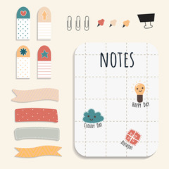 Sticker - Colorful stationery set