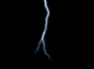 Wall Mural - Lightning overlay