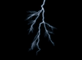Wall Mural - Lightning overlay