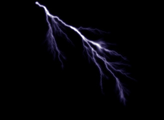 Wall Mural - lightning overlay