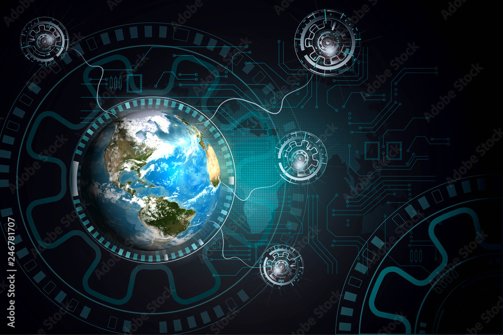 Science Disruption disruptive technologies that changed the world.disruption concept ...