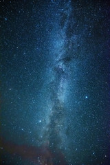 Wall Mural - bright night starry sky with millions of stars and galaxy milky way.