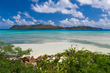 Wall Mural - View from the main island to an another island in the near