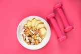 Healthly vegetarian breakfast