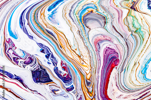 Fotografía Abstract acrylic liquid texture