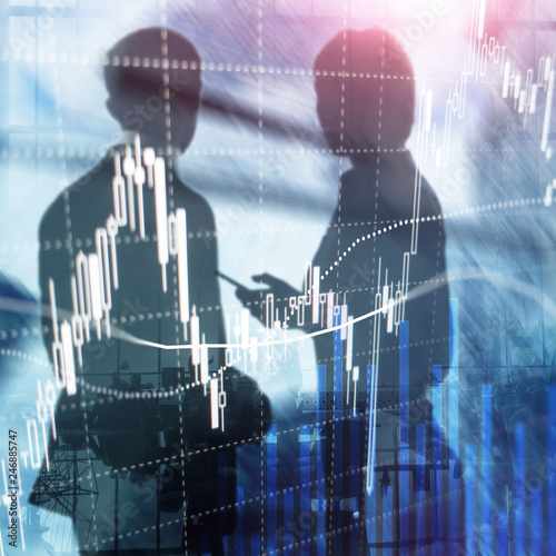 Forex Trading Financial Market Investment Concept On Business - 