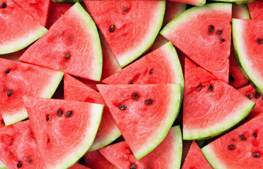 Poster - slice of watermelon as textured background