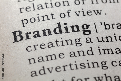 Fotomural definition of branding