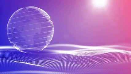 Wall Mural - abstract technology background business