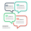 © kornkun - infographic 4 step presentation, infographic linear bubble