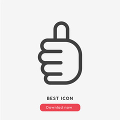 Poster - like icon vector