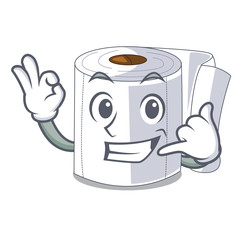 Sticker - Call me toilet paper isolated with the cartoons