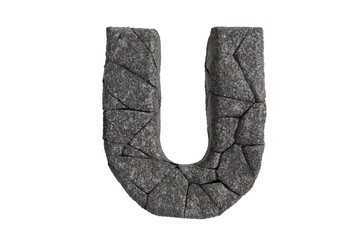 Fototapete - Hi Resolution A-Z Stone Texture Text Series For Sort By Up to you	