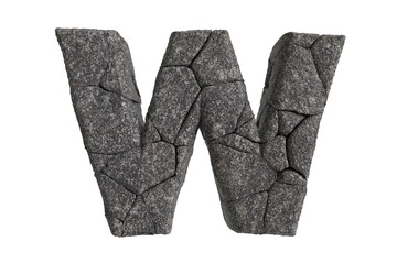 Fototapete - Hi Resolution A-Z Stone Texture Text Series For Sort By Up to you	