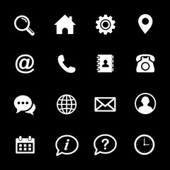Poster - web icon set. set of web icon symbol vector