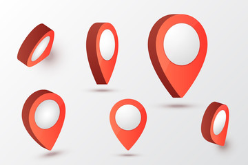 Poster - Map pointer vector illustration. 