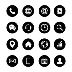 Poster - Web icon set. Set of web icon symbol vector