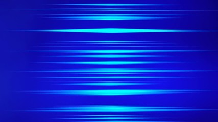 Aufkleber - blue lights strips for futuristic digital computer. internet concept, movement motion blurry technol