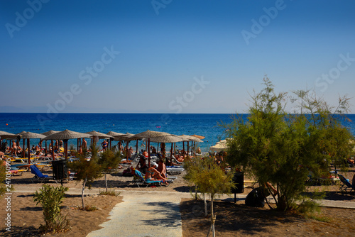 Fotomural Ellie Beach is the nearest beach to Rhodes Town and is popular with locals and tourists alike