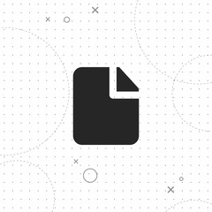Poster - File, document vector best flat icon