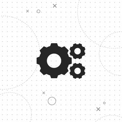 Poster - Mechanism icon, vector best flat icon