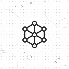 Poster - Network vector best flat icon