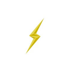 Canvas Print - 3D Storm flash logo vector