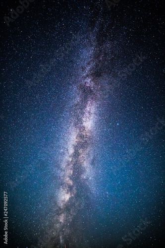 Cuadros en Lienzo Milky Way and starry sky background